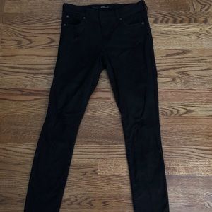 Black Distressed Jeans